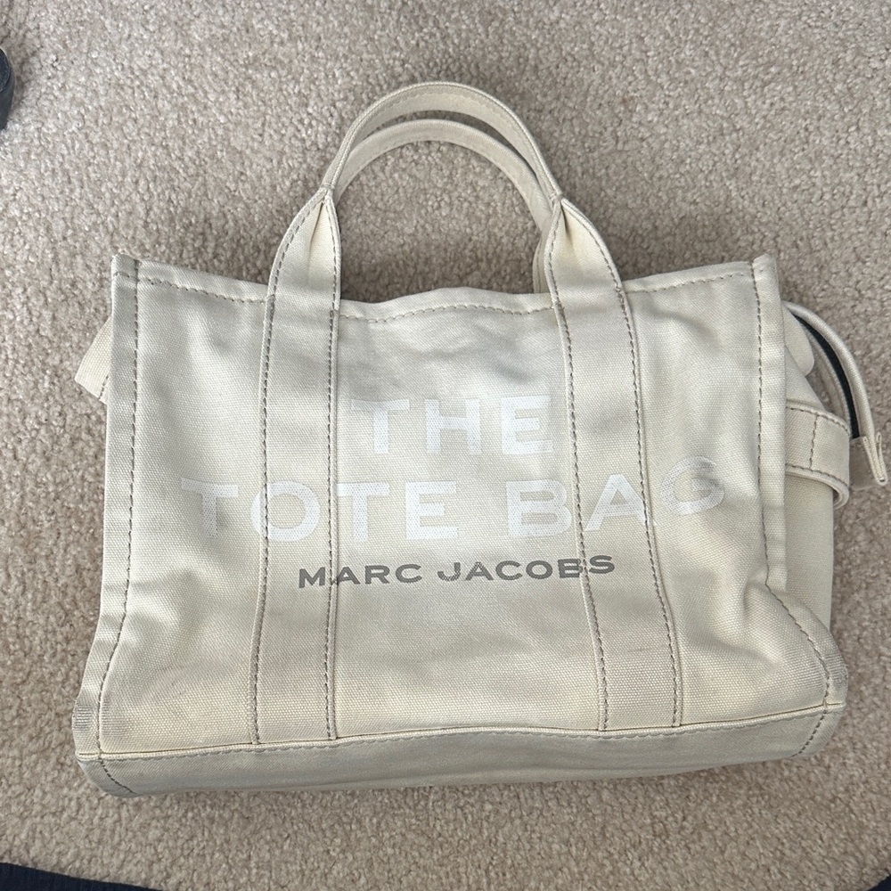Marc Jacobs Beige Canvas Tote